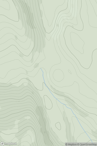 Thumbnail image for Cuirn Mhic Leoid showing contour plot for surrounding peak