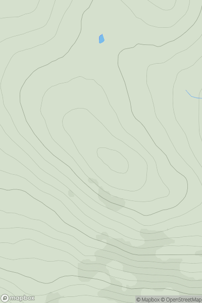 Thumbnail image for Creagan an Eich Ghlais showing contour plot for surrounding peak
