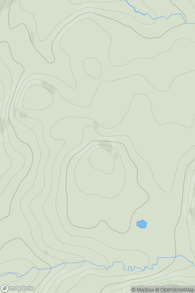 Thumbnail image for Carn Toll-doire showing contour plot for surrounding peak