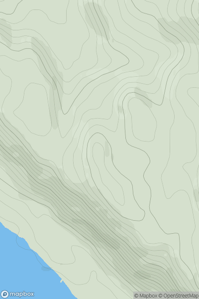 Thumbnail image for Cnoc Ardlair showing contour plot for surrounding peak