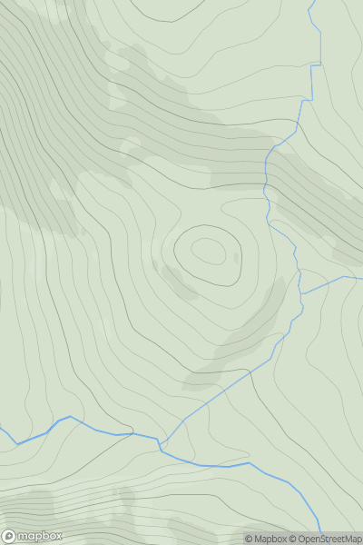 Thumbnail image for Cnoc na Garbh Choille showing contour plot for surrounding peak