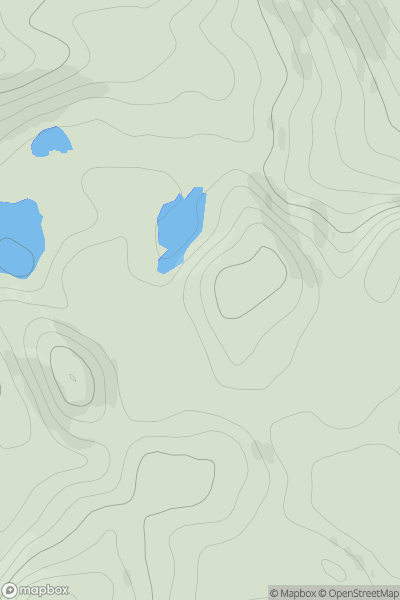 Thumbnail image for Carn Lochan Dubh nam Breac showing contour plot for surrounding peak