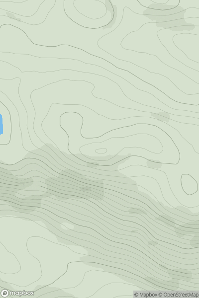 Thumbnail image for Sgurr Marcasaidh showing contour plot for surrounding peak