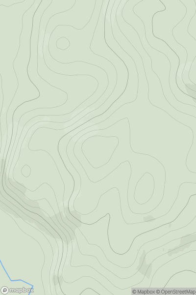 Thumbnail image for Carn Four-pollan showing contour plot for surrounding peak