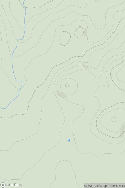 Thumbnail image for Meall an Sgiathain showing contour plot for surrounding peak