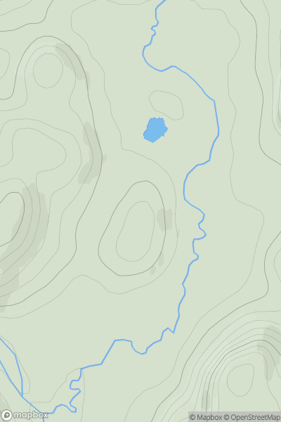 Thumbnail image for Feith an Tairbh showing contour plot for surrounding peak