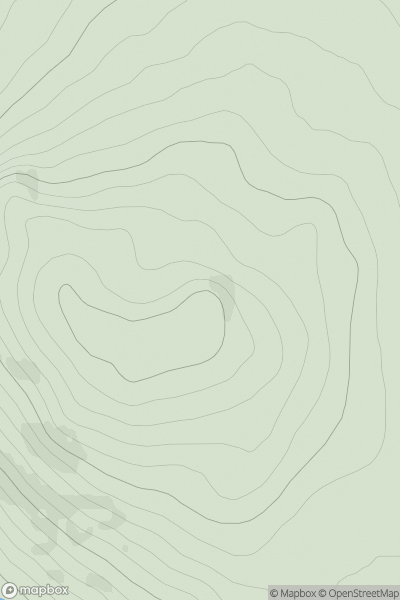 Thumbnail image for Meall an Daimh Bhig showing contour plot for surrounding peak