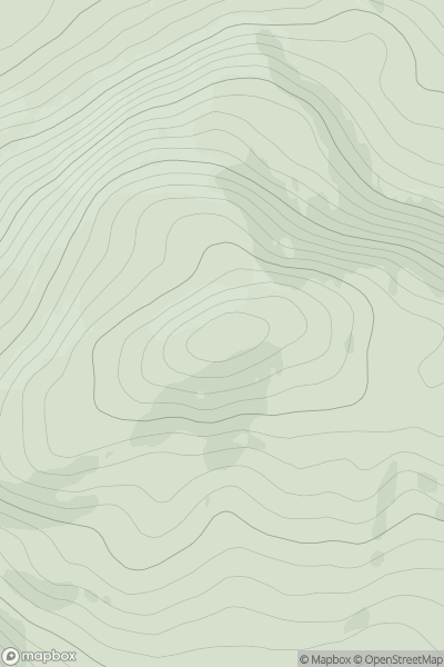 Thumbnail image for Cnoc nan Sac showing contour plot for surrounding peak
