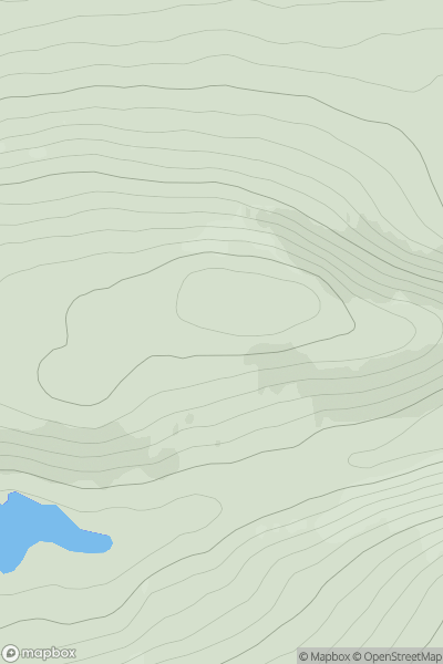 Thumbnail image for Bad na h-Achlaise showing contour plot for surrounding peak