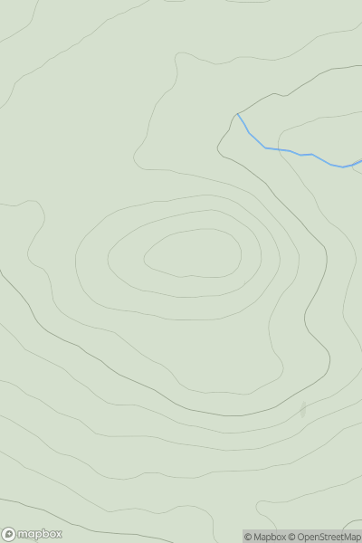 Thumbnail image for Cnoc na Gearraisich showing contour plot for surrounding peak