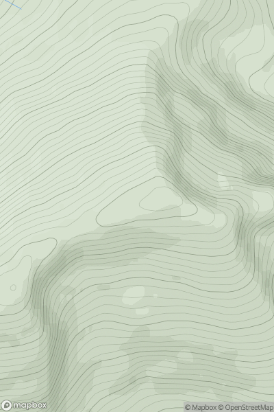 Thumbnail image for An Riabhachan NE Top showing contour plot for surrounding peak