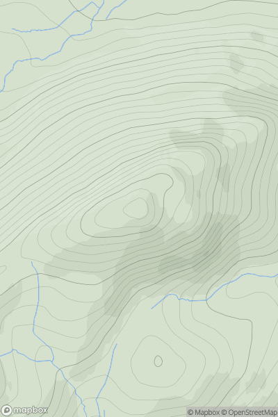 Thumbnail image for Struie Hill showing contour plot for surrounding peak