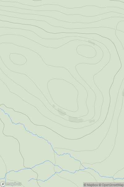 Thumbnail image for Cona' chreag showing contour plot for surrounding peak