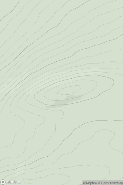 Thumbnail image for Cnoc a' Bhaid-bheithe showing contour plot for surrounding peak