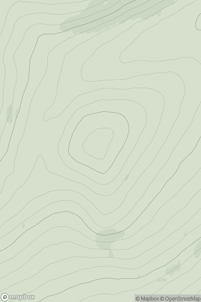 Thumbnail image for Cnoc Ravoch showing contour plot for surrounding peak