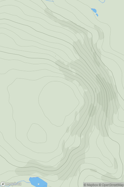 Thumbnail image for Creag a' Choineachan showing contour plot for surrounding peak