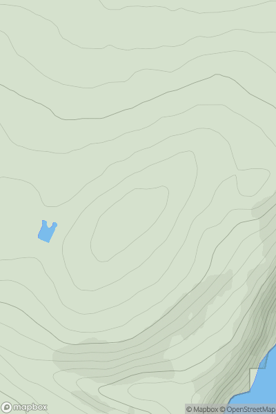 Thumbnail image for Hill of Pitcalnie showing contour plot for surrounding peak