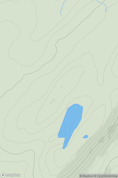 Thumbnail image for Creag a' Chaisteil showing contour plot for surrounding peak