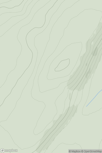 Thumbnail image for Drumderfit Hill showing contour plot for surrounding peak