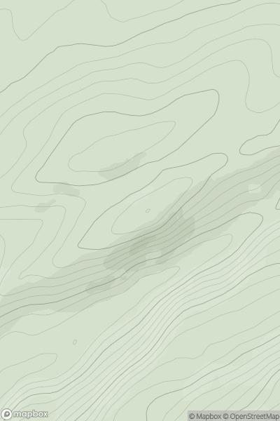 Thumbnail image for Sidhean Mor SE Top showing contour plot for surrounding peak