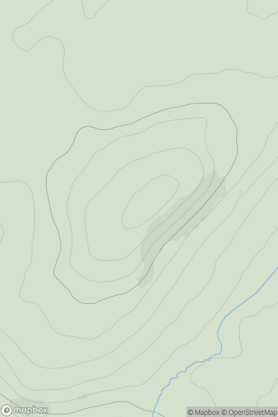 Thumbnail image for Drumsmittal Hill showing contour plot for surrounding peak