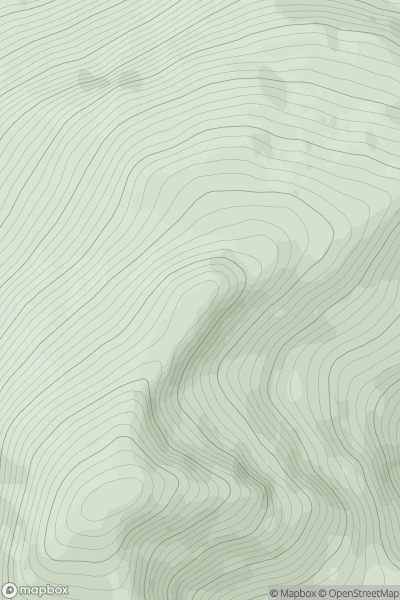 Thumbnail image for Rubha na Spreidhe showing contour plot for surrounding peak