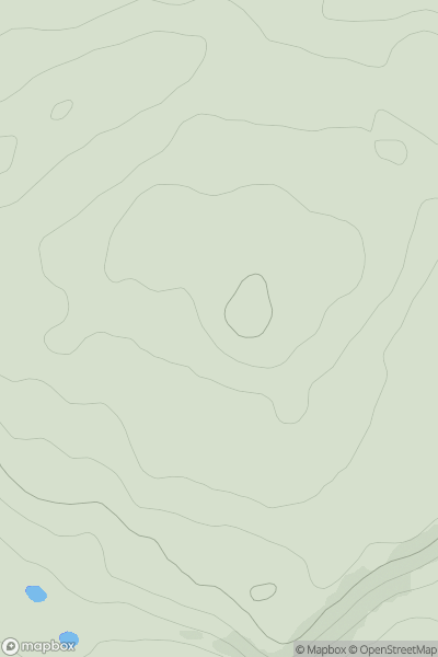 Thumbnail image for Cnoc na h-Eireachd showing contour plot for surrounding peak