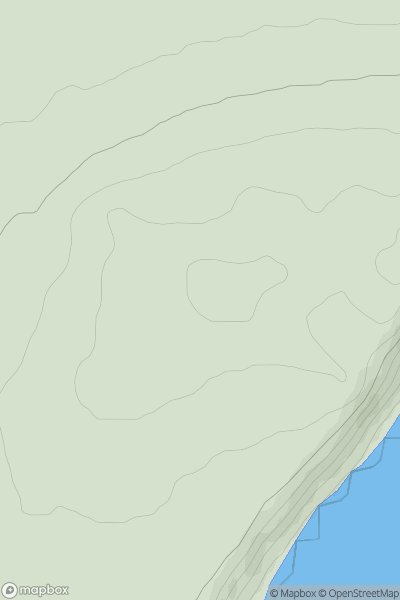 Thumbnail image for Cadboll Mount showing contour plot for surrounding peak