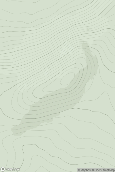 Thumbnail image for The Craggan showing contour plot for surrounding peak