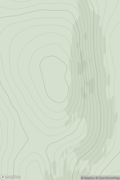 Thumbnail image for Creag Riabhach na Greighe showing contour plot for surrounding peak