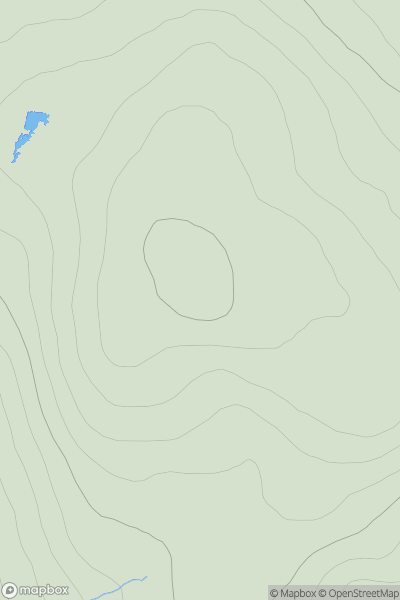 Thumbnail image for Cnoc Glas na Crionaiche showing contour plot for surrounding peak