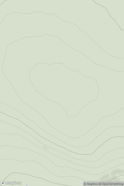 Thumbnail image for Cnoc Coire na Fearna showing contour plot for surrounding peak