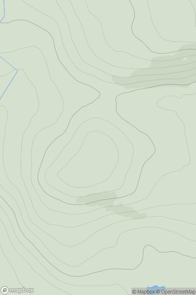 Thumbnail image for Sithean Liath showing contour plot for surrounding peak