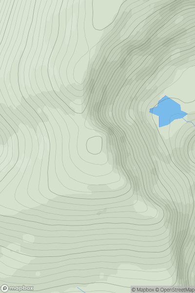 Thumbnail image for Stob a' Choire Bhig showing contour plot for surrounding peak