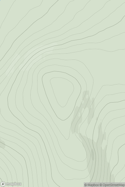 Thumbnail image for Carn nam Bo Maola showing contour plot for surrounding peak