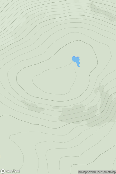 Thumbnail image for Eldrable Hill showing contour plot for surrounding peak