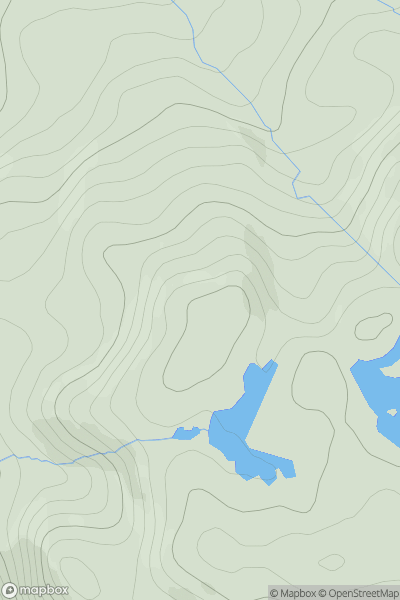 Thumbnail image for Ben Strome West Top showing contour plot for surrounding peak