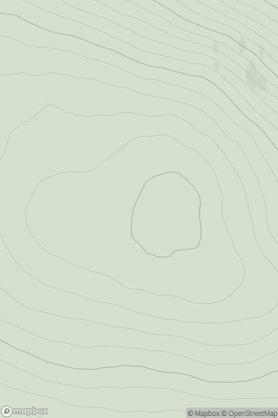 Thumbnail image for Cnoc Maol na Cloiche Gile showing contour plot for surrounding peak