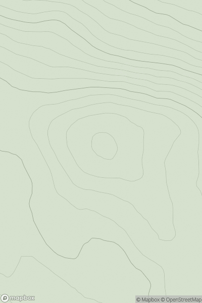 Thumbnail image for Meall Coire Aghaisgeig showing contour plot for surrounding peak