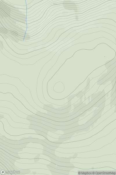 Thumbnail image for Faochaig showing contour plot for surrounding peak