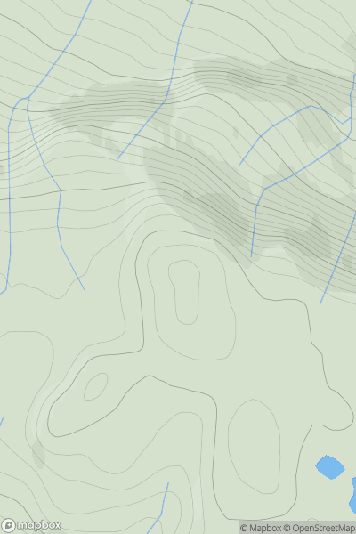 Thumbnail image for Glas Shron showing contour plot for surrounding peak