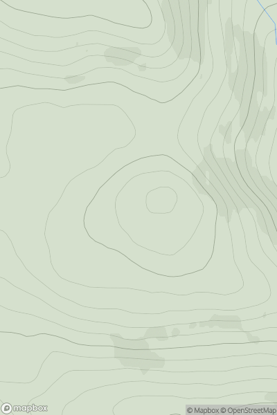 Thumbnail image for Meall an t-Slugaite showing contour plot for surrounding peak