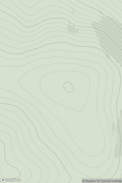 Thumbnail image for Cnoc Allt na Beithe showing contour plot for surrounding peak