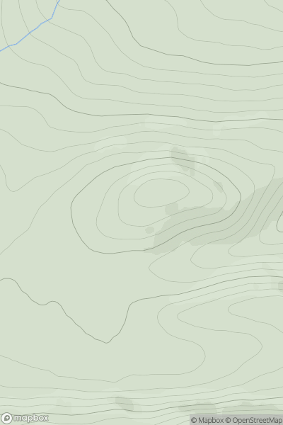 Thumbnail image for Cnoc nan Gearr showing contour plot for surrounding peak