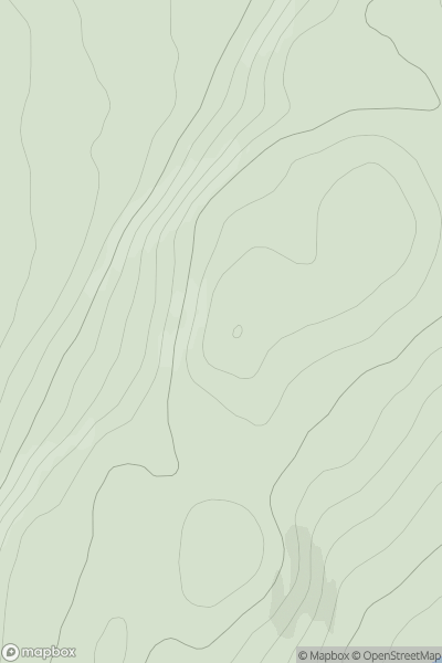 Thumbnail image for Creagan Dubha Reidhe Bhig showing contour plot for surrounding peak
