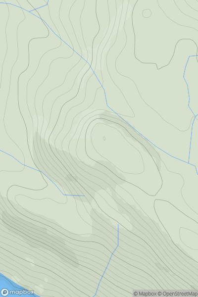 Thumbnail image for Cnoc na h-Eilich Duirche showing contour plot for surrounding peak