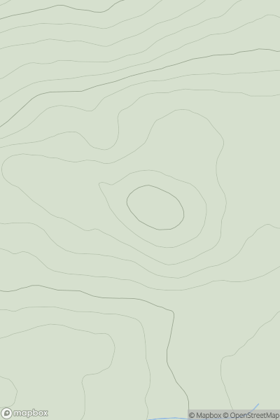 Thumbnail image for Cnoc na h-Inghinn showing contour plot for surrounding peak