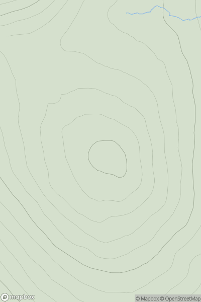 Thumbnail image for An Stuc South Top showing contour plot for surrounding peak