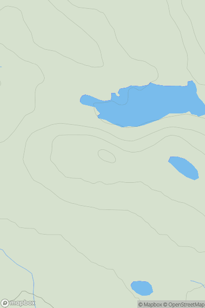 Thumbnail image for Cnoc Loch na Saobhaidhe showing contour plot for surrounding peak