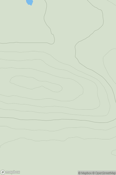 Thumbnail image for Cnoc Leamhnachd showing contour plot for surrounding peak